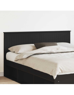 Testiera con testiera Rovere Nero 160 cm Legno multistrato