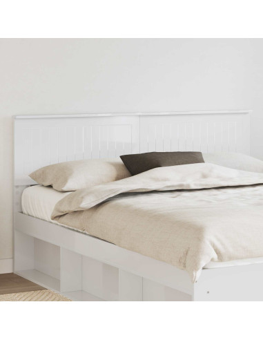 Testiera con testiera Bianco Lucido 160 cm Legno multistrato