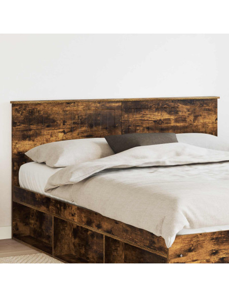 Testiera con testiera Rovere fumé 160 cm Legno multistrato