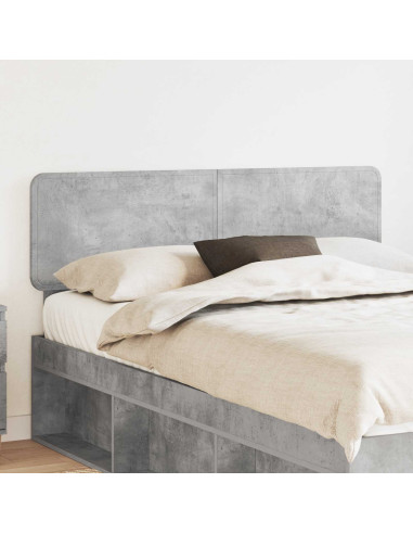 Testiera con testiera Grigio cemento 150 cm Legno multistrato