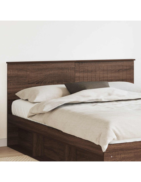 Testiera con testiera Rovere Marrone 160 cm Legno multistrato