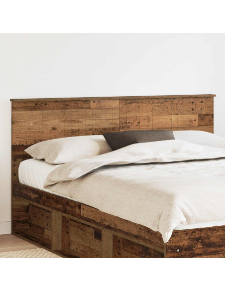 Testiera con testiera Legno vecchio 160 cm Legno multistrato
