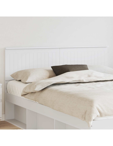 Testiera con testiera Bianco 150 cm Legno multistrato