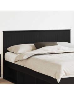 Testiera con testiera Rovere Nero 150 cm Legno multistrato