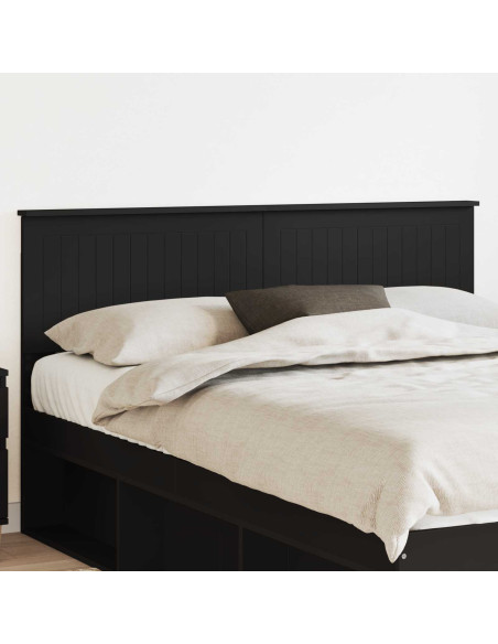 Testiera con testiera Rovere Nero 150 cm Legno multistrato