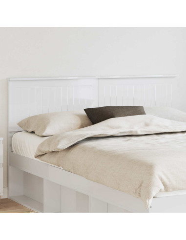 Testiera con testiera Bianco Lucido 150 cm Legno multistrato