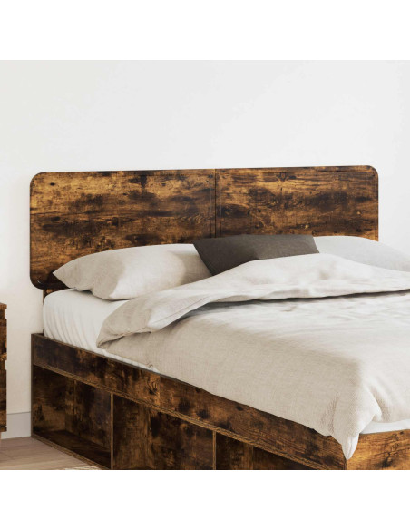 Testiera con testiera Rovere fumé 140 cm Legno multistrato