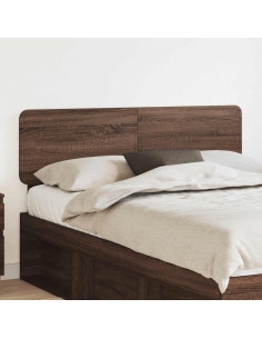 Testiera con testiera Rovere Marrone 140 cm Legno multistrato