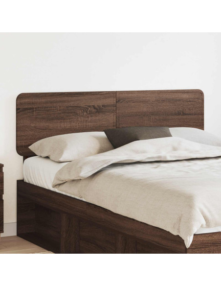 Testiera con testiera Rovere Marrone 140 cm Legno multistrato