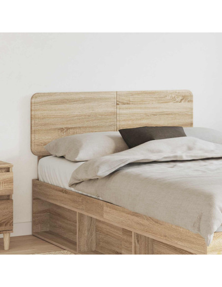 Testiera con testiera Rovere Sonoma 135 cm Legno multistrato