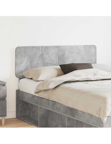 Testiera con testiera Grigio cemento 120 cm Legno multistrato