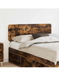 Testiera con testiera Rovere fumé 120 cm Legno multistrato