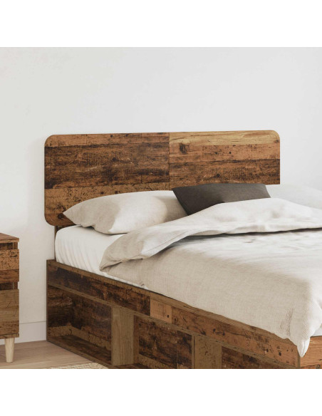 Testiera con testiera Legno vecchio 120 cm Legno multistrato