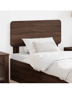 Testiera con testiera Rovere Marrone 90 cm Legno multistrato