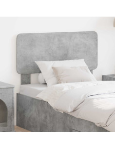 Testiera con testiera Grigio cemento 80 cm Legno multistrato