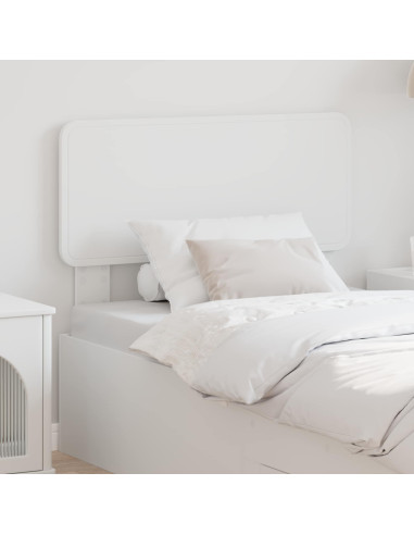 Testiera con testiera Bianco 75 cm Legno multistrato