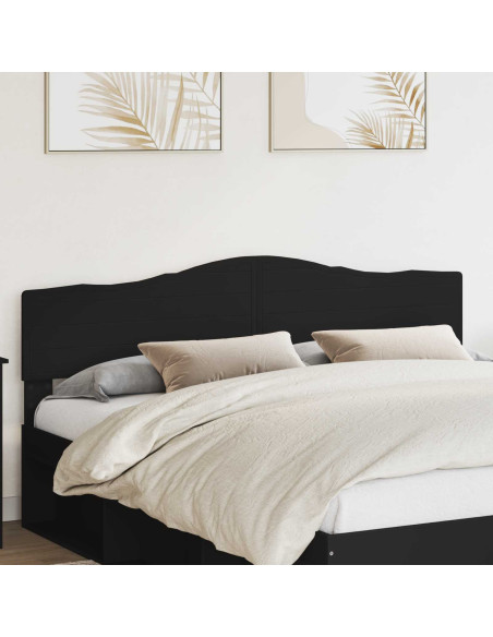 Testiera con testiera Rovere Nero 180 cm Legno multistrato