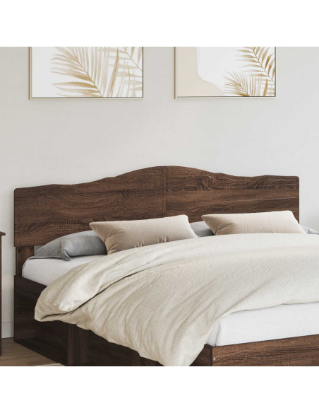 Testiera con testiera Rovere Marrone 180 cm Legno multistrato