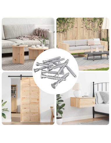 Viti confermat 2500 pcs Argento Metallo