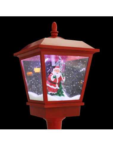 Lampione di Natale con Babbo Natale 180 cm LED