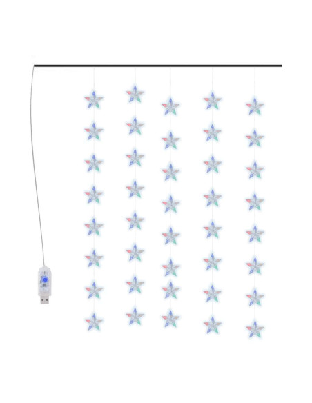 Luci Fatate a Stella a LED 200 LED Colorati 8 Funzioni