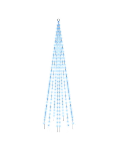 Albero di Natale Pennone Blu 310 LED 300 cm