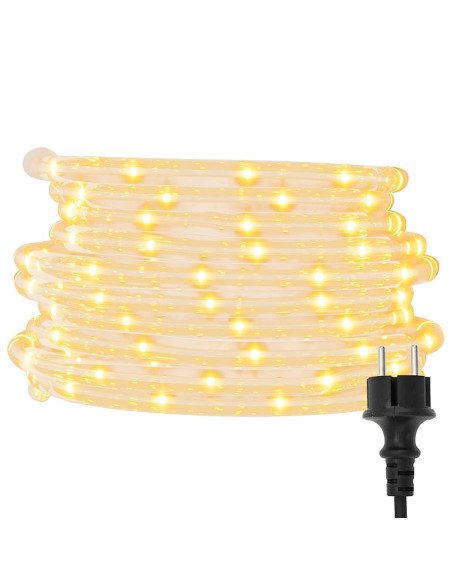 Stringa di Luci con 120 LED Bianco Caldo 5 m in PVC