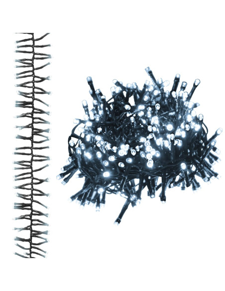 Gruppo Stringa LED con 3000 Luci LED Bianco Freddo 23 m PVC