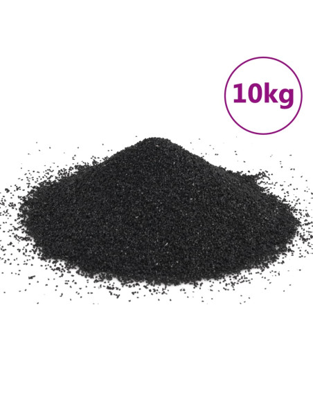 Sabbia per Acquari 10 kg Nera 0,2-2 mm