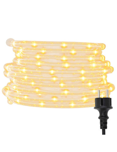 Stringa di Luci con 1200 LED Bianco Caldo 50 m in PVC