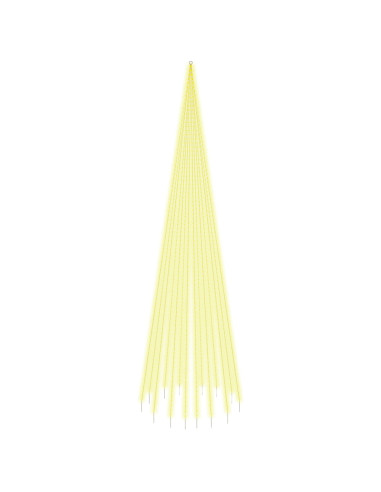 Albero di Natale Pennone Bianco Caldo 1134 LED 800 cm