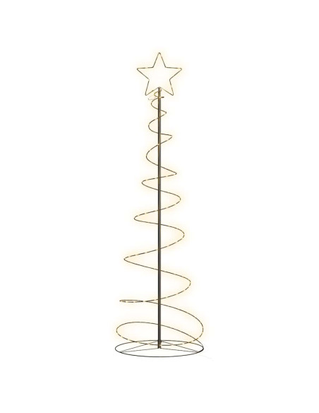 Albero di Natale a LED 120 LED Bianco Caldo 180 cm