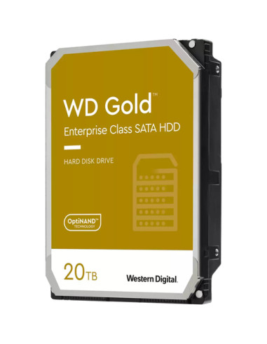 WESTERN DIGITAL HDD GOLD 20TB 3,5 SATA 6GB/S 7200RPM BUFFER 512MB