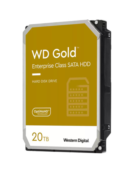 WESTERN DIGITAL HDD GOLD 20TB 3,5 SATA 6GB/S 7200RPM BUFFER 512MB