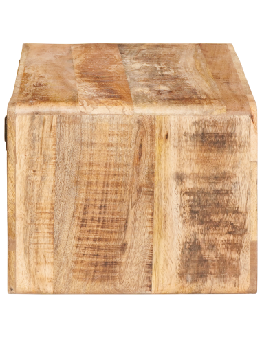 Comodino 2 pcs Marrone 45 x 30 x 24 cm Legno di mango massello