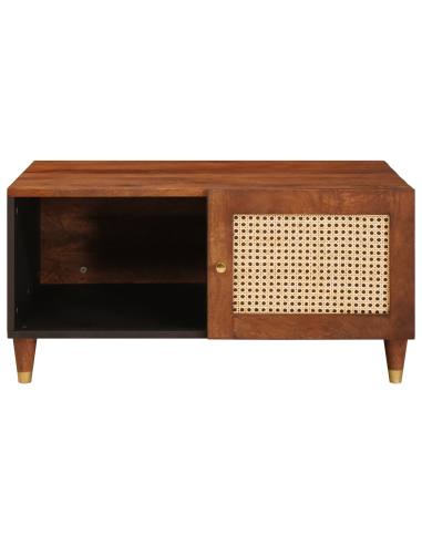 Tavolino da salotto 80 x 50 x 40 cm Legno di mango massello