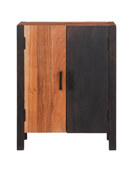 Credenza Marrone 55 x 30 x 75 cm Legno di Acacia Massello