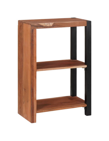 Libreria Marrone 50 x 30 x 75 cm Legno di Acacia Massello