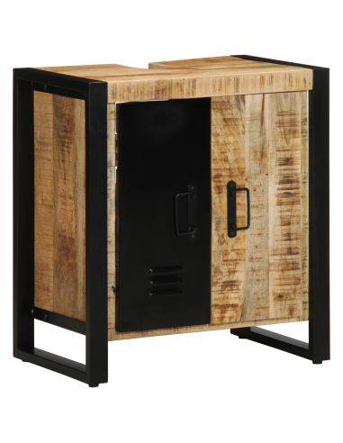 Set di mobili per il bagno 2 pcs Legno di mango massello