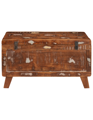 Scatola di Stoccaggio 70 x 35 x 40 cm legno massello di riciclo