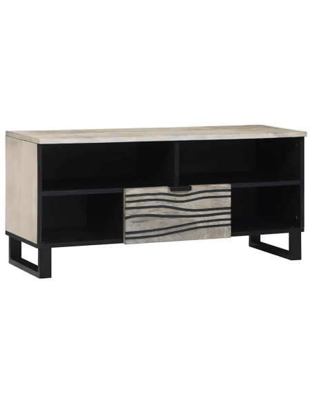 Unità TV con cassetto Bianco 105 x 33 x 46 cm Legno multistrato