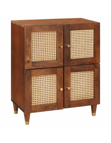 Credenza Marrone 60 x 33,5 x 75 cm Legno di mango massello