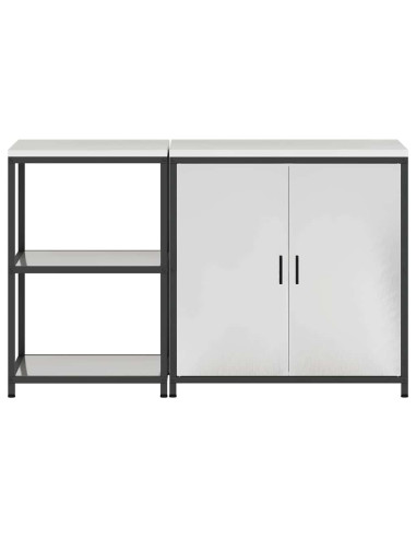 Set di Stoccaggio per Cucina 2 pcs Argento Acciaio inossidabile