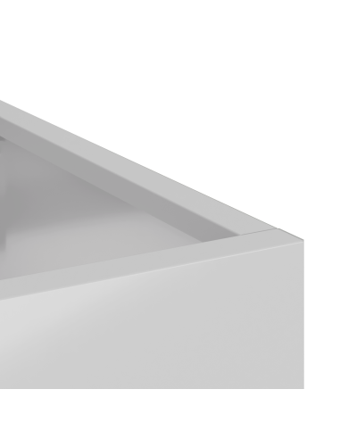 Vaso da giardino Acciaio zincato 32 x 32 x 40 cm