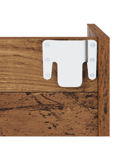 Mobile per scarpe 2 pcs Legno vecchio 60 x 18 x 90 cm