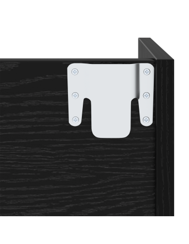 Mobile per scarpe 2 pcs Rovere Nero 60 x 18 x 90 cm