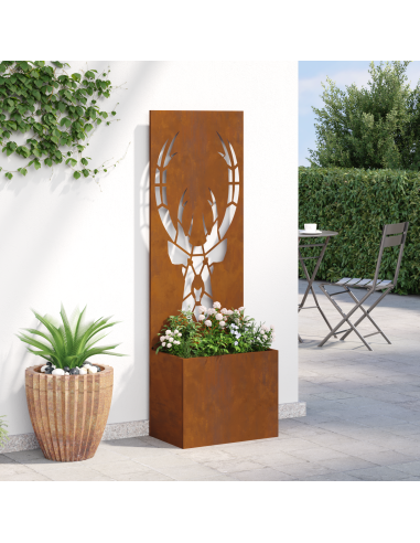 Schermo per privacy in giardino Ruggine 50 x 32 x 150 cm
