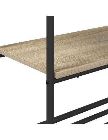 Stendibiancheria con lo scaffale Rovere Sonoma 60 x 30 x 171 cm