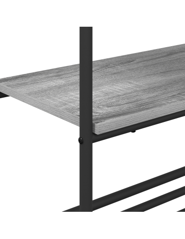 Stendibiancheria con lo scaffale Grigio sonoma 60 x 30 x 171 cm