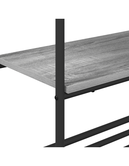 Stendibiancheria con lo scaffale Grigio sonoma 60 x 30 x 171 cm